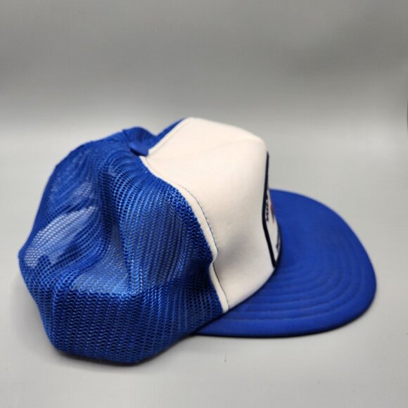 Mile 0 Vintage Car Club Trucker Hat Adjustable Mesh Blue Vintage - Picture 5 of 11